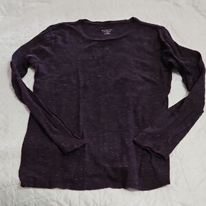Merona Plum Heathered Top